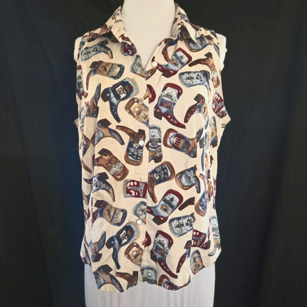 Vintage Banjo Dallas, Texas boot shirt